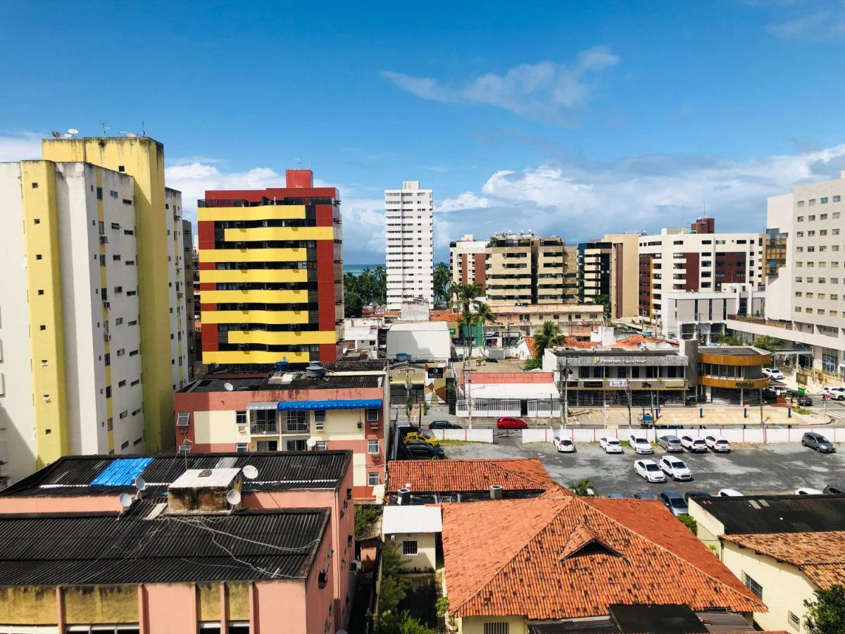 Praia De Ponta Verde Em Frente Ao Tropico Hotel Com Garagem, Wi-Fi, Lavadora - Apto703 Maceió 외부 사진